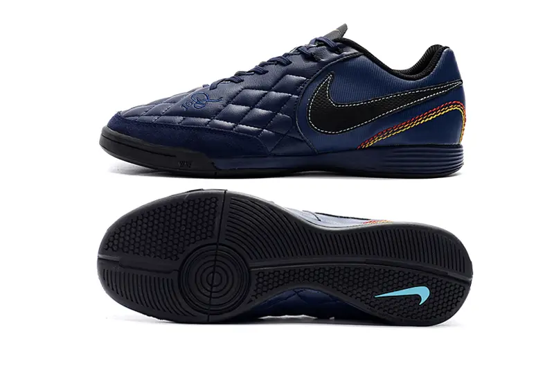 Nike Tiempo Ligera IV 10R IC - Navy/Bright Orange/Black