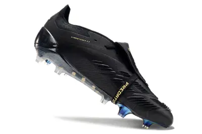 Adidas Predator Elite Foldover Tongue FG - Black/Midnight Black/Sleek Silver