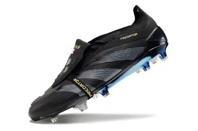 Adidas Predator Elite Foldover Tongue FG - Black/Midnight Black/Sleek Silver