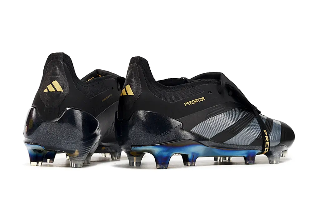Adidas Predator Elite Foldover Tongue FG - Black/Midnight Black/Sleek Silver