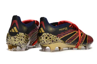 Adidas Predator Elite Foldover Tongue FG - Red/Black/Gold
