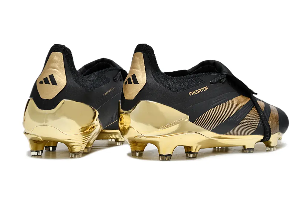 Jude Bellingham x Adidas Predator Elite Foldover Tongue FG - Black/Gold Metallic/Black Pearl