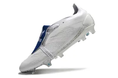 David Beckham x Adidas Predator Elite Foldover Tongue FG - White/Navy Blue/Silver Grey
