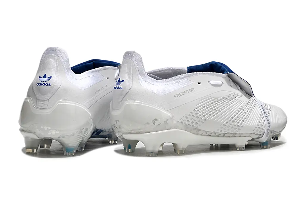 David Beckham x Adidas Predator Elite Foldover Tongue FG - White/Navy Blue/Silver Grey