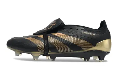 Jude Bellingham x Adidas Predator Elite Foldover Tongue FG - Black/Metallic Gold/Black