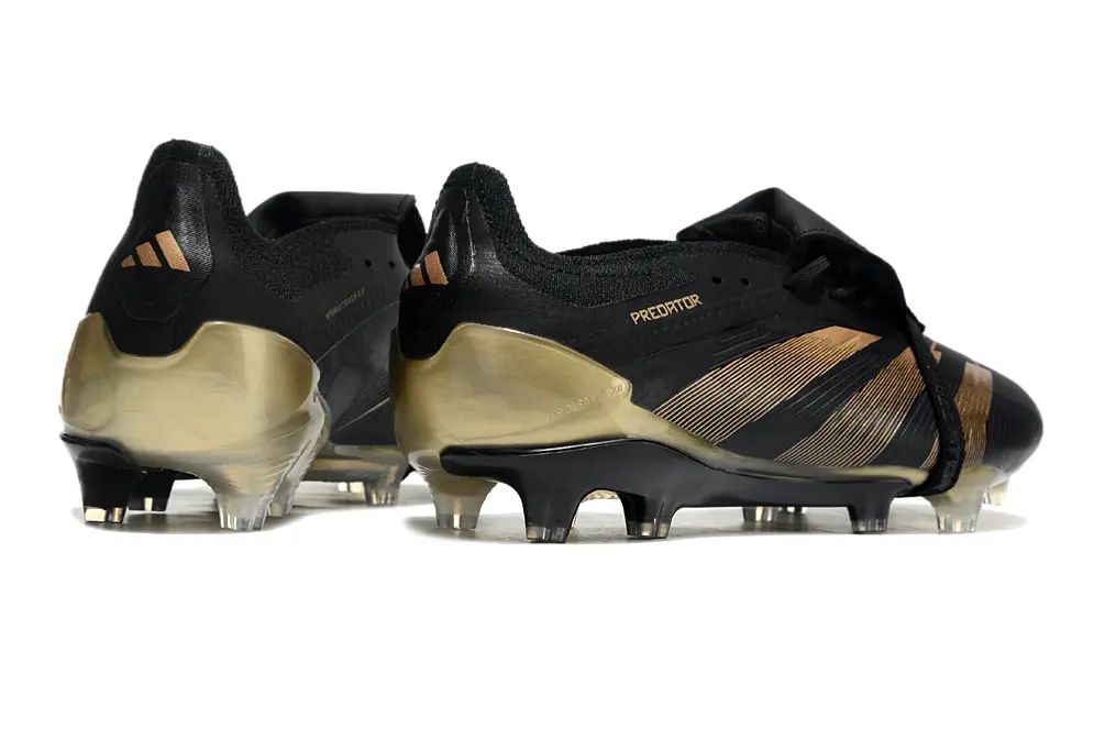 Jude Bellingham x Adidas Predator Elite Foldover Tongue FG - Black/Metallic Gold/Black