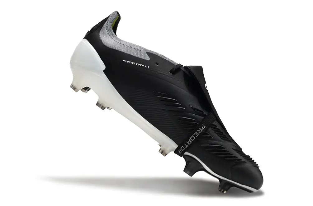 Adidas Predator Elite Foldover Tongue FG - Black/Midnight Black/Steel Grey