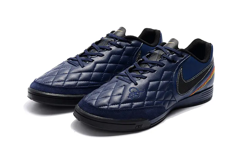 Nike Tiempo Ligera IV 10R IC - Navy/Bright Orange/Black