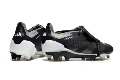 Adidas Predator Elite Foldover Tongue FG - Black/Midnight Black/Steel Grey