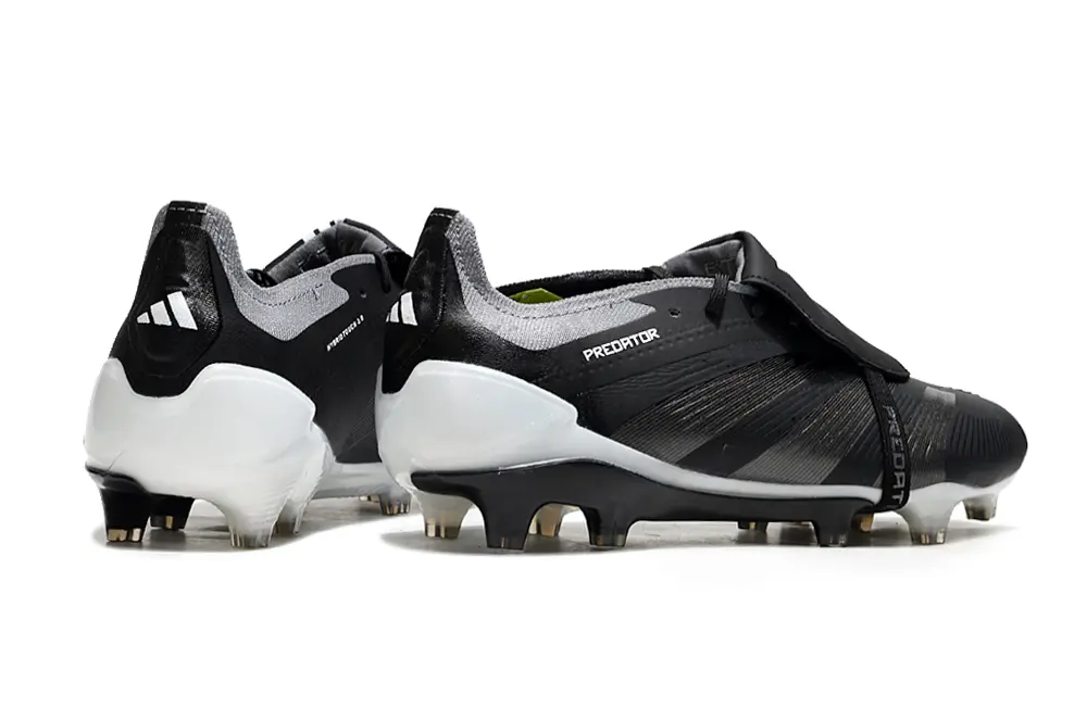 Adidas Predator Elite Foldover Tongue FG - Black/Midnight Black/Steel Grey