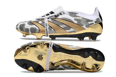 Adidas Predator Elite Foldover Tongue FG - White/Golden Glory/Stealth Black