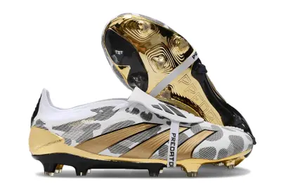 Adidas Predator Elite Foldover Tongue FG - White/Golden Glory/Stealth Black