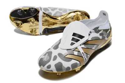Adidas Predator Elite Foldover Tongue FG - White/Golden Glory/Stealth Black