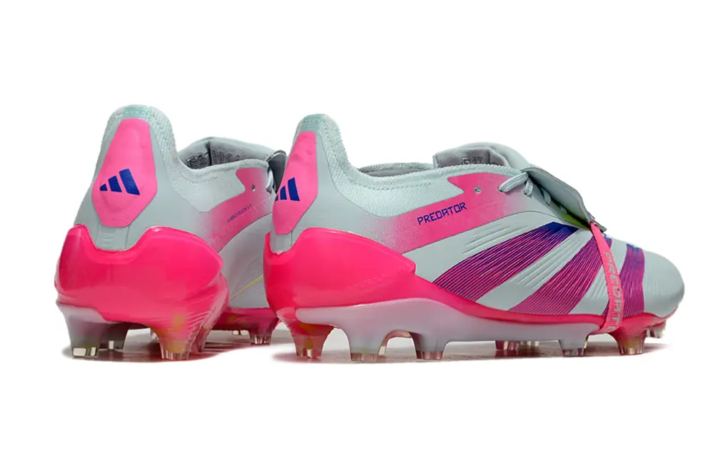 Adidas Predator Elite Foldover Tongue FG - Gray/Neon Pink/Deep Purple