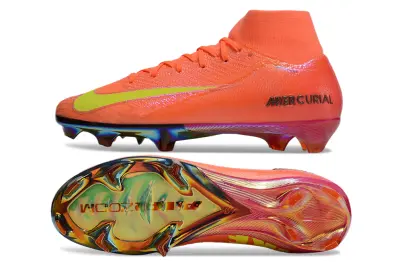 Nike Air Zoom Mercurial Superfly 10 Elite FG - Orange/Electric Lime/Flame Orange