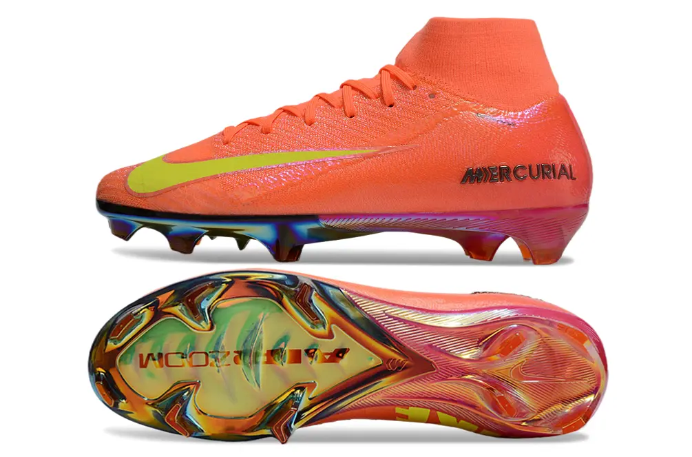 Nike Air Zoom Mercurial Superfly 10 Elite FG - Orange/Electric Lime/Flame Orange