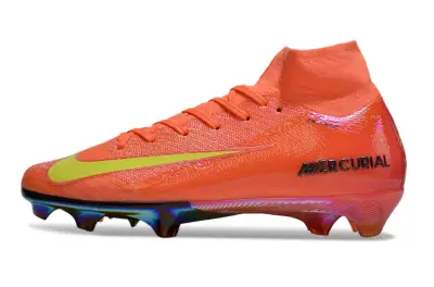 Nike Air Zoom Mercurial Superfly 10 Elite FG - Orange/Bright Citrus/Neon Yellow