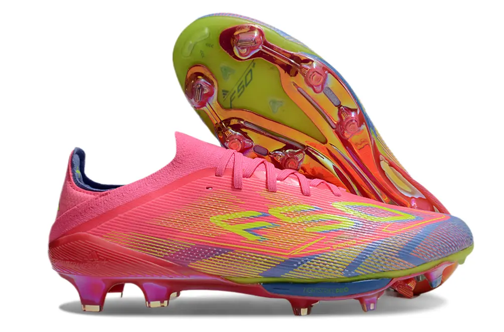 Adidas F50+ Elite Lightstrike Pro FG - Pink/Electric Pink/Sonic Yellow