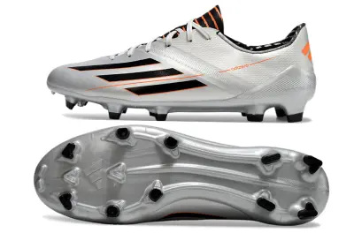 Adidas F50 Adizero FG - Silver/Black/Orange