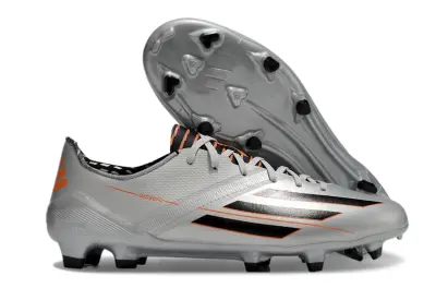 Adidas F50 Adizero FG - Silver/Black/Orange