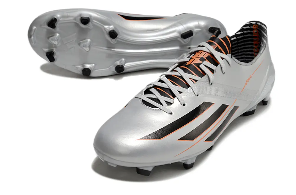 Adidas F50 Adizero FG - Silver/Black/Orange