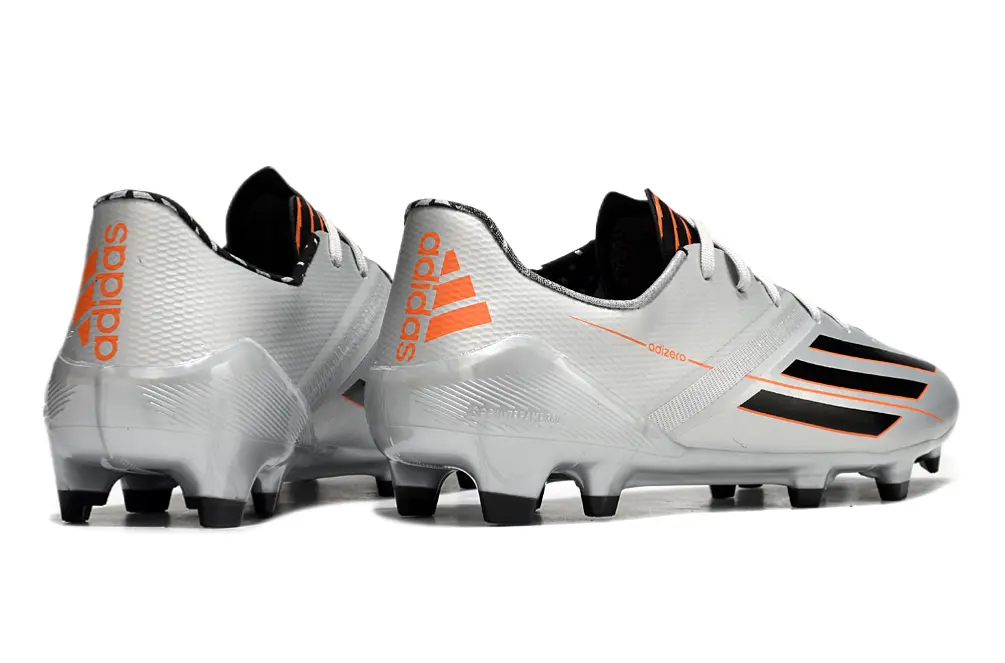 Adidas F50 Adizero FG - Silver/Black/Orange