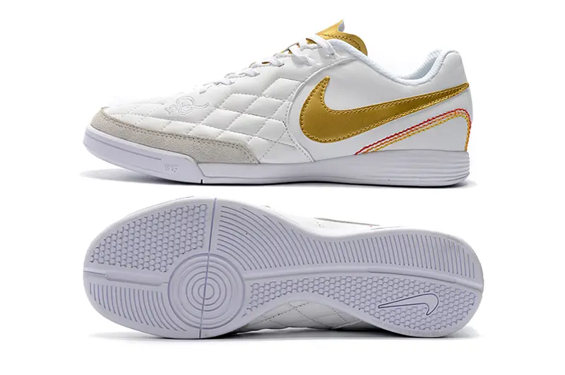 Nike Tiempo Ligera IV 10R IC - White/Gold Accent/White Base