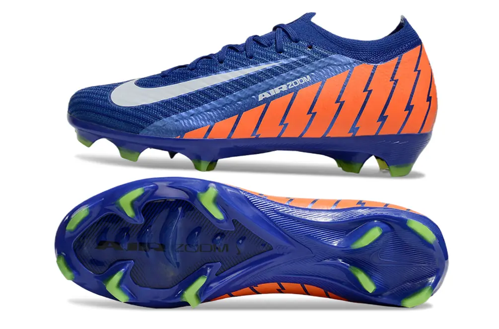 Nike Air Zoom Mercurial Vapor 16 Elite FG - Navy/Electric Orange/Lime Green