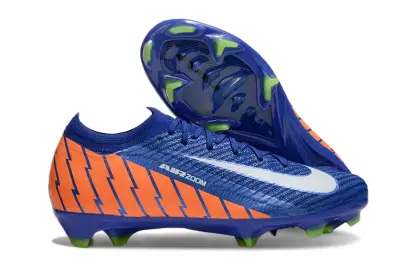 Nike Air Zoom Mercurial Vapor 16 Elite FG - Navy/Electric Orange/Lime Green