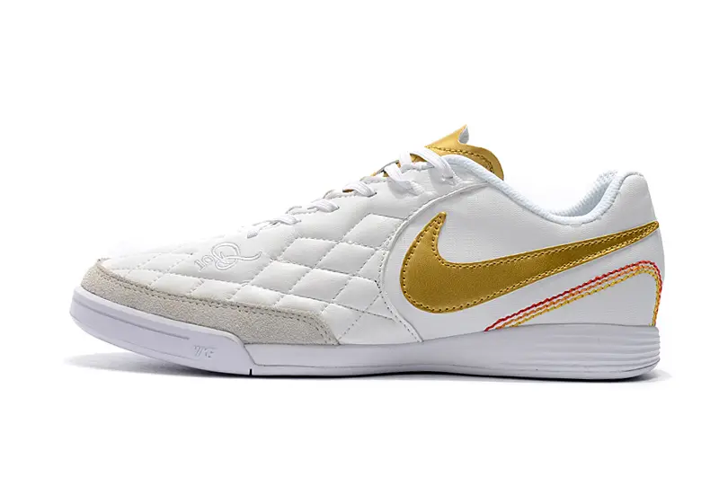 Nike Tiempo Ligera IV 10R IC - White/Gold Accent/White Base