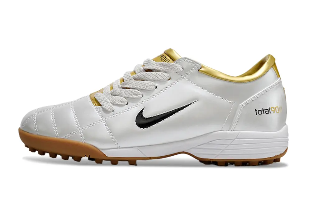 Nike Total 90 III TF - White/Golden Yellow/Brown Tan