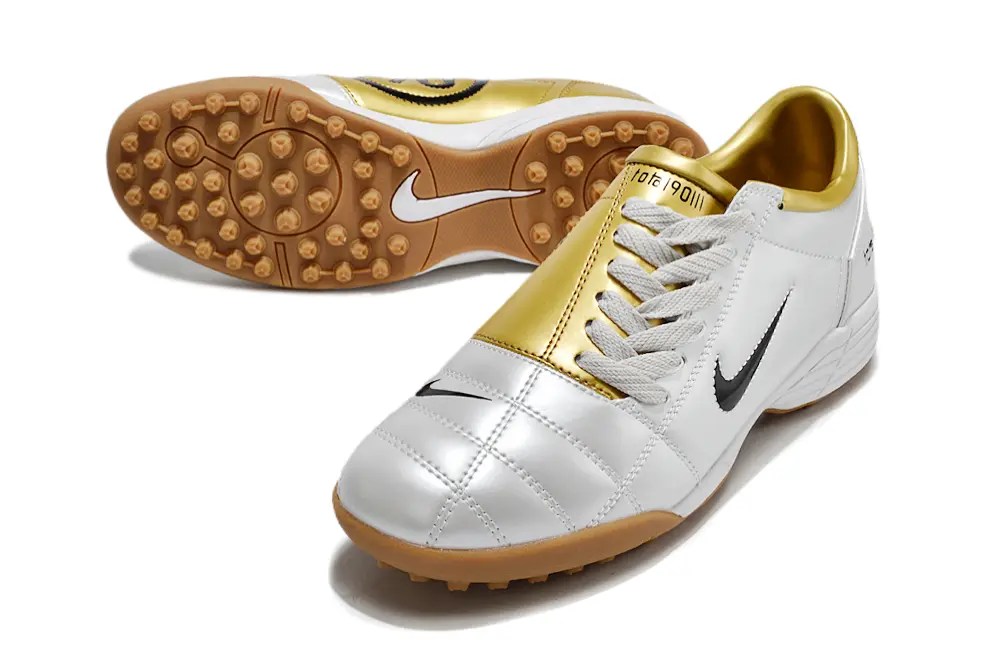Nike Total 90 III TF - White/Golden Yellow/Brown Tan