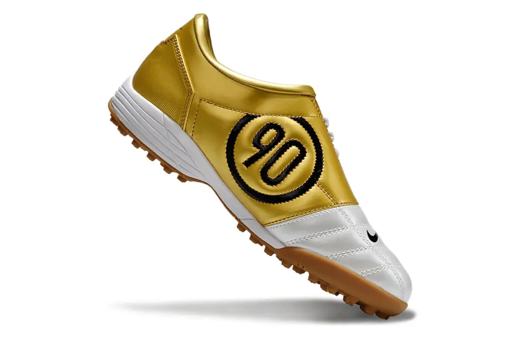 Nike Total 90 III TF - White/Golden Yellow/Brown Tan