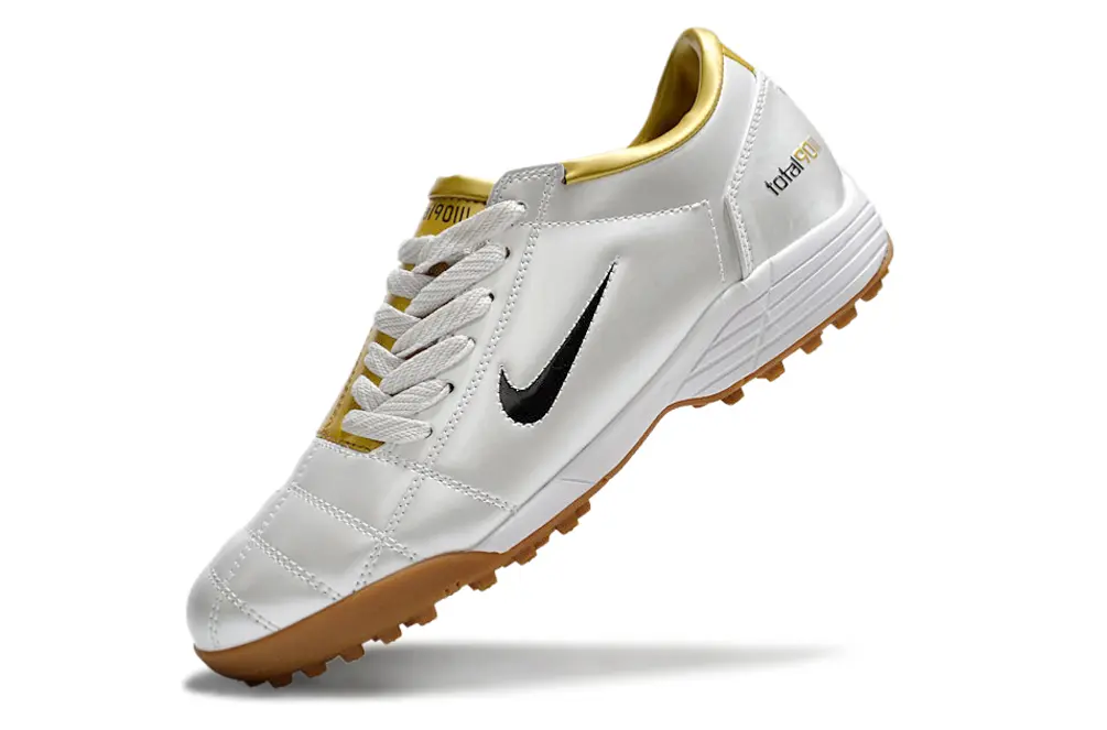 Nike Total 90 III TF - White/Golden Yellow/Brown Tan