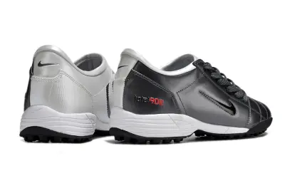 Nike Total 90 III TF - Gray/Charcoal Gray/Scarlet Red