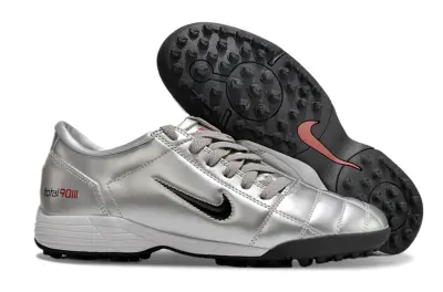 Nike Total 90 III TF - Silver/Metallic Silver/Black