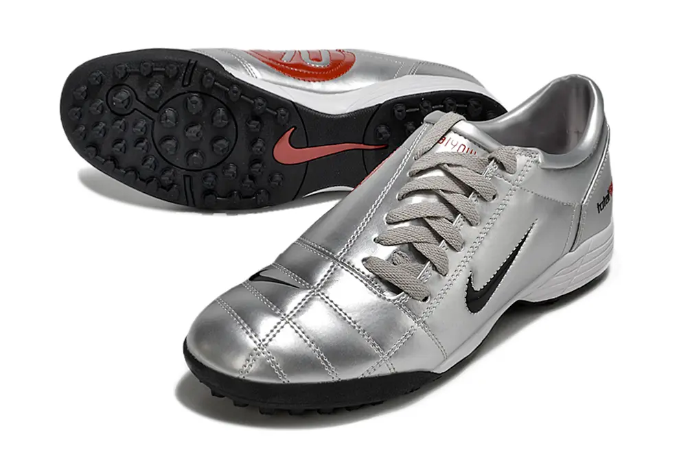 Nike Total 90 III TF - Silver/Metallic Silver/Black