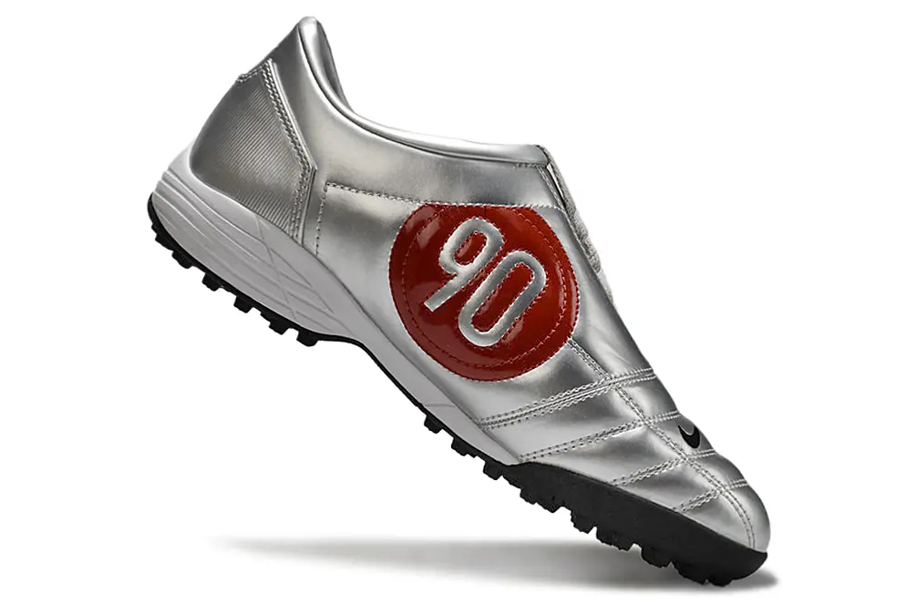 Nike Total 90 III TF - Silver/Metallic Silver/Black