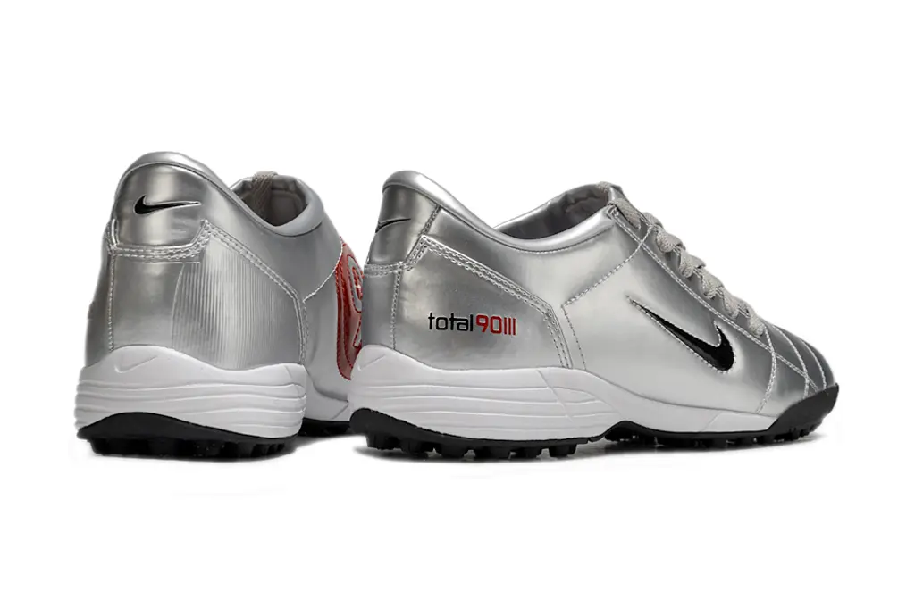Nike Total 90 III TF - Silver/Metallic Silver/Black