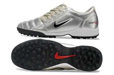 Nike Total 90 III TF - Silver/Light Gray/Crimson