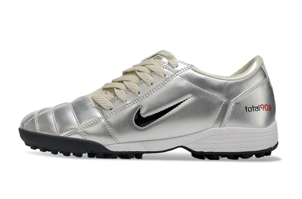 Nike Total 90 III TF - Silver/Light Gray/Crimson