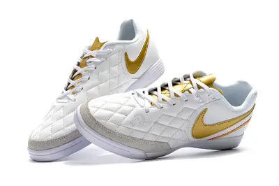 Nike Tiempo Ligera IV 10R IC - White/Gold Accent/White Base