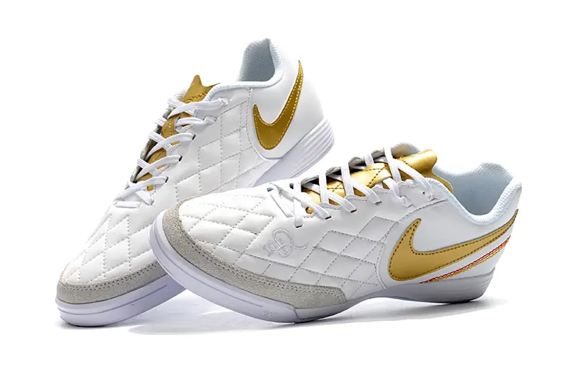 Nike Tiempo Ligera IV 10R IC - White/Gold Accent/White Base