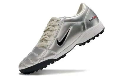 Nike Total 90 III TF - Silver/Light Gray/Crimson