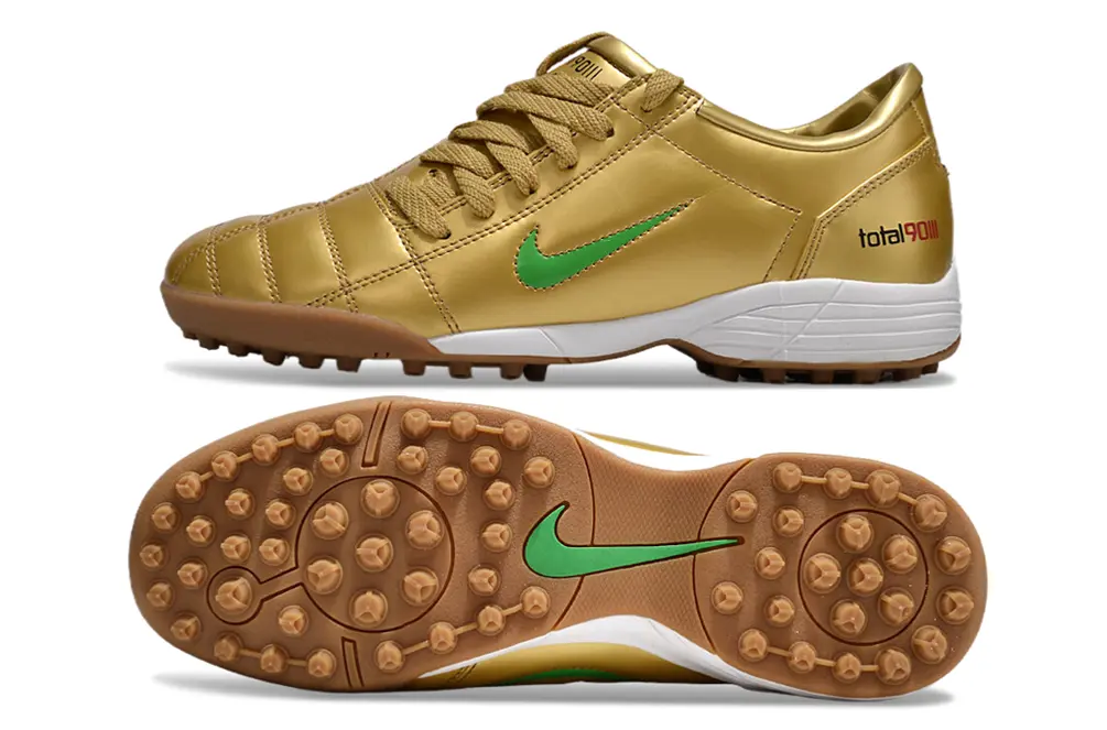 Nike Total 90 III TF - Gold/Emerald Green/Sunny Yellow