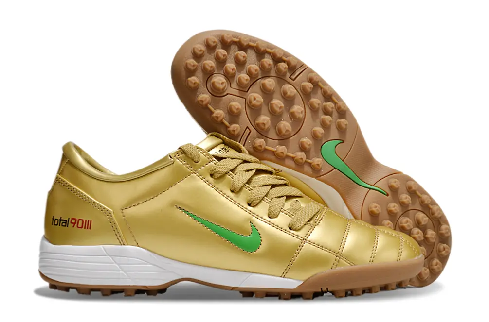 Nike Total 90 III TF - Gold/Emerald Green/Sunny Yellow