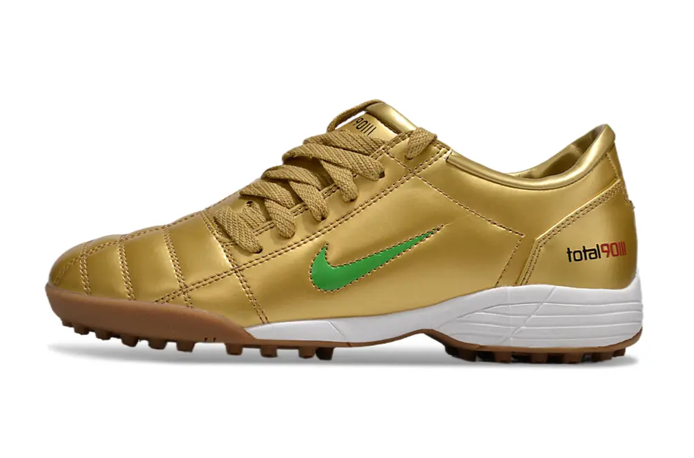 Nike Total 90 III TF - Gold/Emerald Green/Sunny Yellow