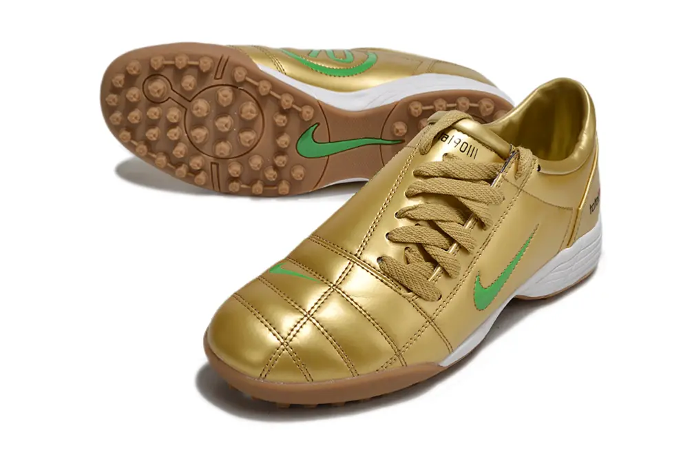 Nike Total 90 III TF - Gold/Emerald Green/Sunny Yellow