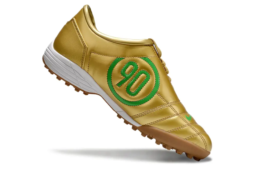 Nike Total 90 III TF - Gold/Emerald Green/Sunny Yellow