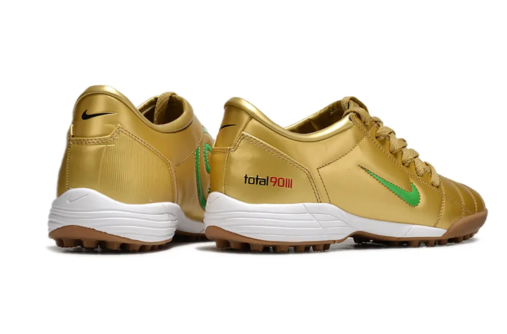Nike Total 90 III TF - Gold/Emerald Green/Sunny Yellow